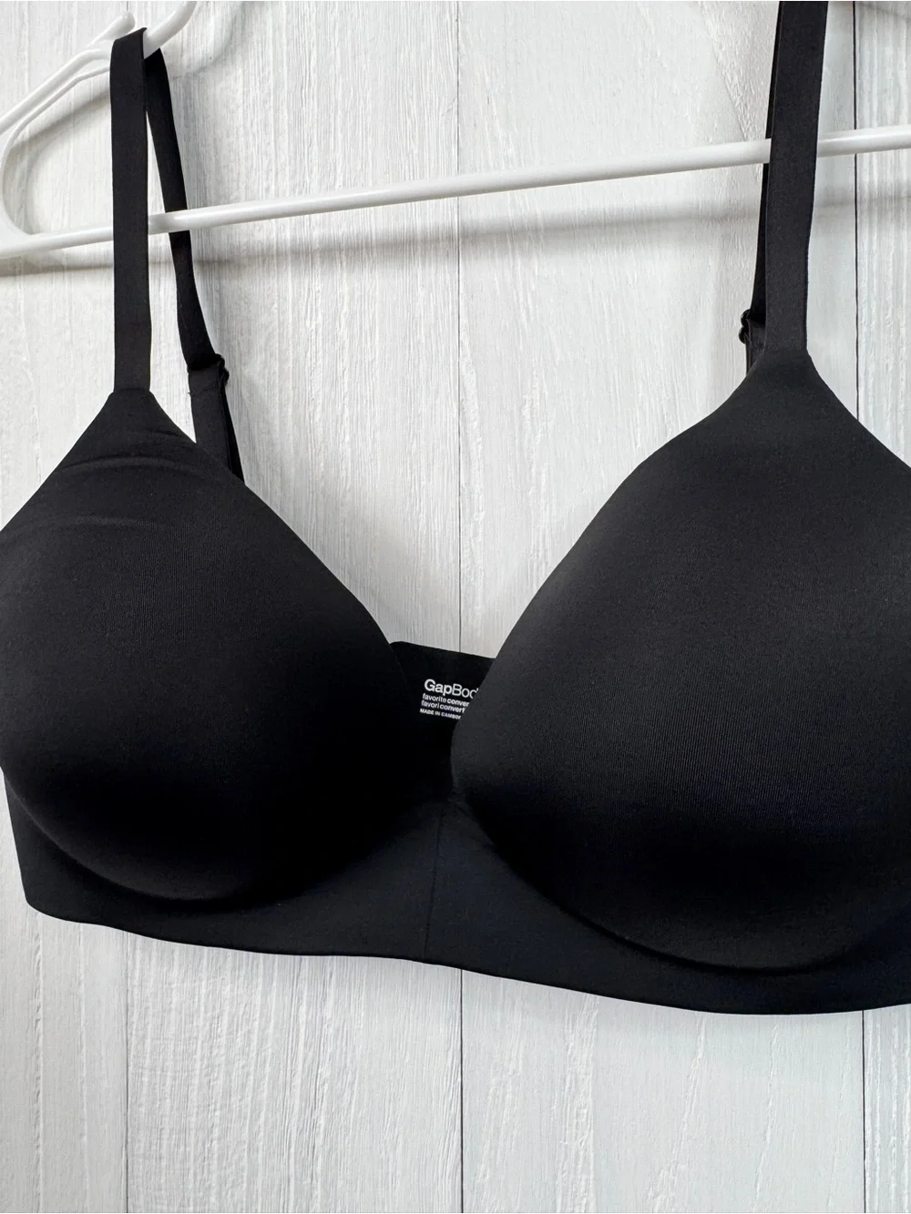 Gap Body Favorite Convertible Wireless Lightly Lined T-Shirt Bra - Black 34D